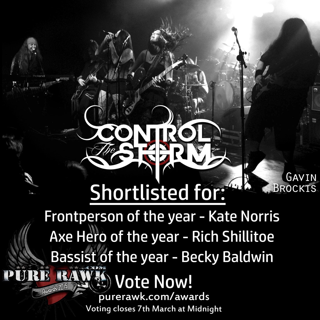 pure rawk awards Control the storm